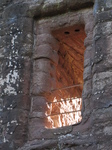 SX16568 Sun lighting up window at Goodrich Castle.jpg